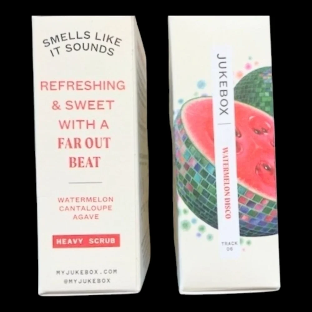 Dr. Squatch Jukebox Natural Body Soap Watermelon Scent Two Bars